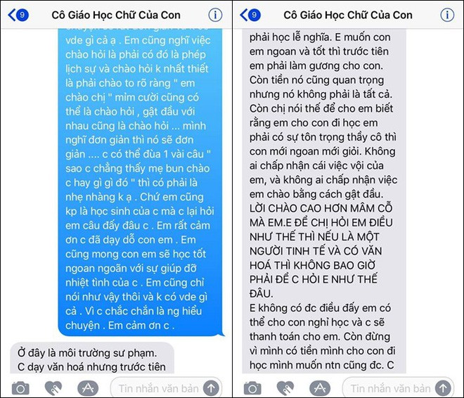 Mẹ trẻ khó xử khi cô giáo dạy chữ bắt cho con nghỉ học vì mẹ con không chào cô